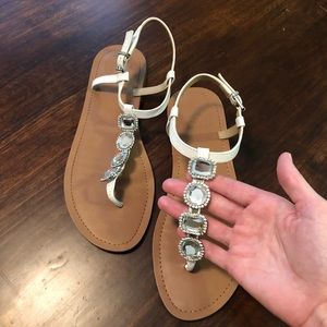 Vince Camuto White Sandals